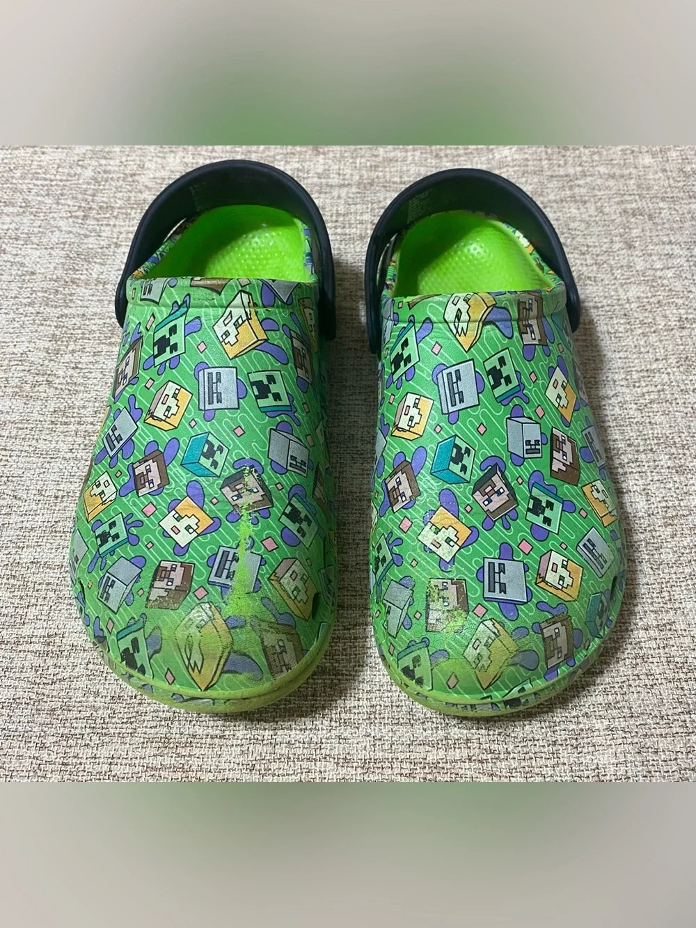 Minecraft clog shoes
